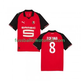 Fußballtrikots Stade Rennais Seko Fofana 8 2025-2026 Kurzarm Heimtrikotsatz kaufen